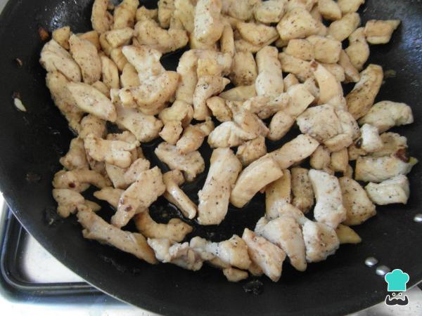 Recette de pâtes au poulet, au brocoli et au fromage - Étape 4