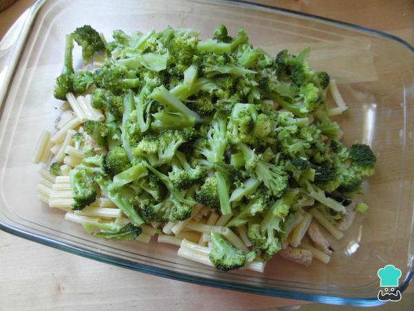 Recette de pâtes au poulet, au brocoli et au fromage - Étape 6