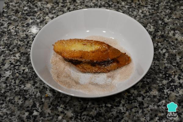 Recette de Torrijas farcies au chocolat - Étape 5