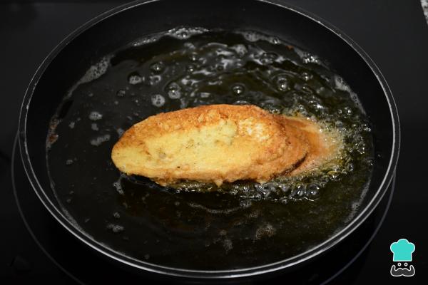 Recette de Torrijas farcies au chocolat - Étape 4