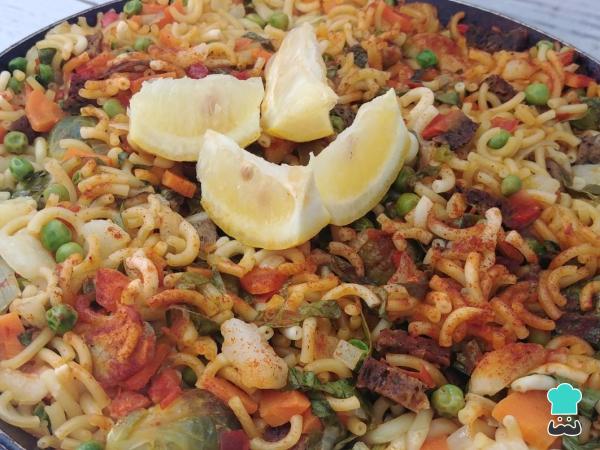 Recette Vegan Fideua