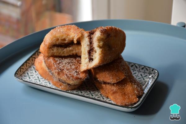 Recette de Torrijas farcies au chocolat