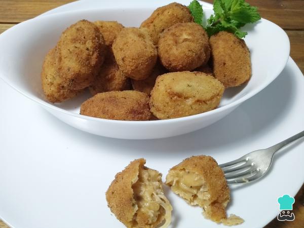 recette Croquettes de poulet et fromage