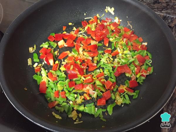 Recette de Pâtes au poulet, légumes et soja - Étape 3