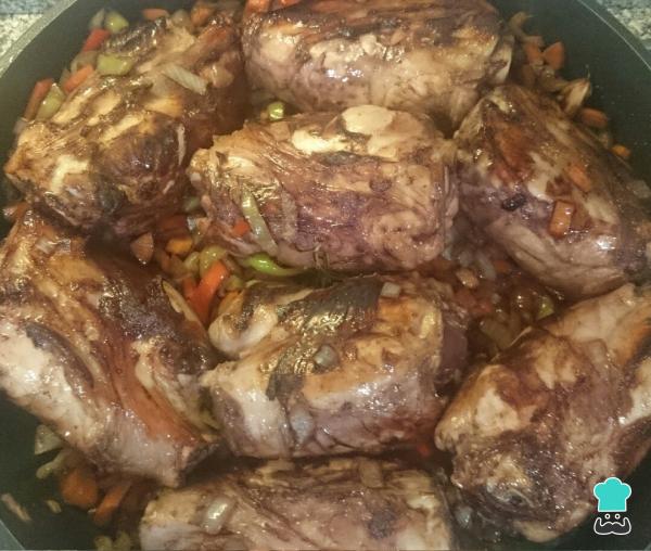 Recette Jarret de porc au vin rouge - Étape 5