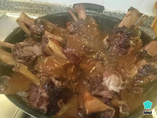 Recette Jarret de porc au vin rouge - Étape 9