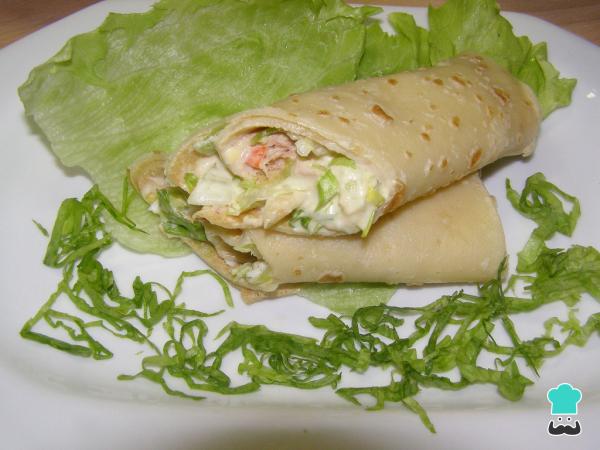Recette de crêpes salées farcies au thon