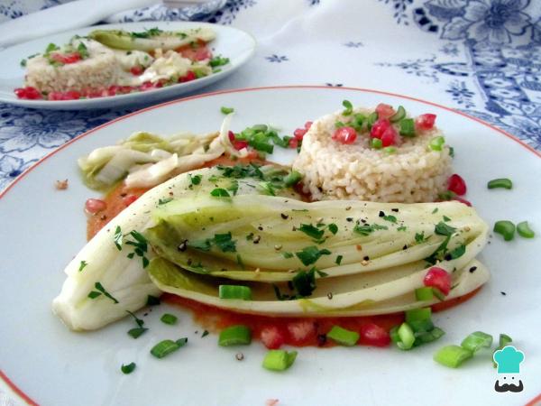Salade d'endives à la recette de grenade