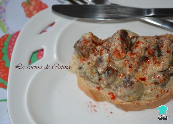 Recette Champignons à la crème - Étape 4