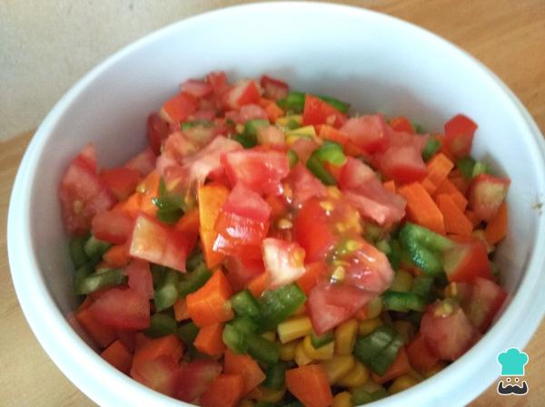 Salade de lentilles aux crevettes Recette - Étape 6