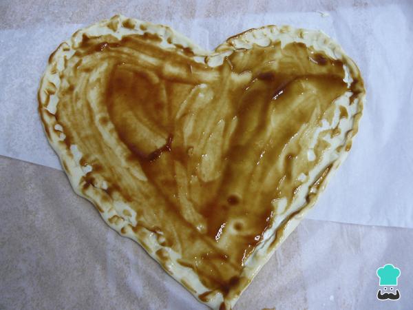 Recette de pizza en forme de cœur - Étape 11