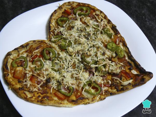Recette de pizza en forme de cœur - Étape 14