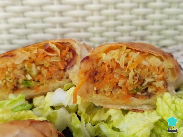 Recette de rouleaux de printemps végétaliens - Étape 7