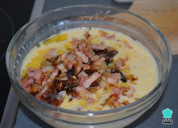 Recette de Mini quiches au bacon avec fromage et oignon - Étape 3
