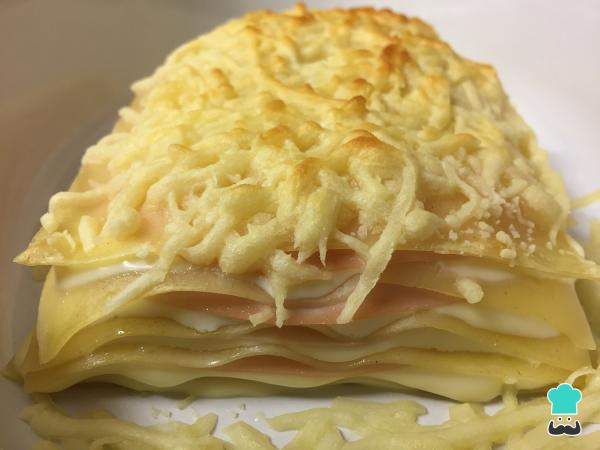 Recette de lasagnes au jambon et au fromage - Étape 6