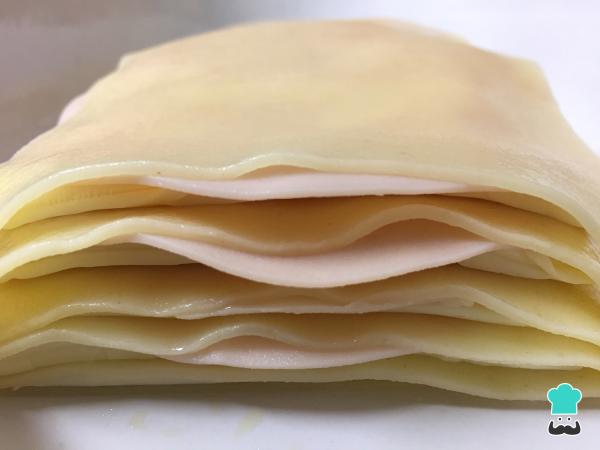 Recette de lasagnes au jambon et au fromage - Étape 4