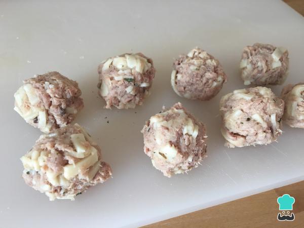 Recette de boulettes de thon frites - Étape 4