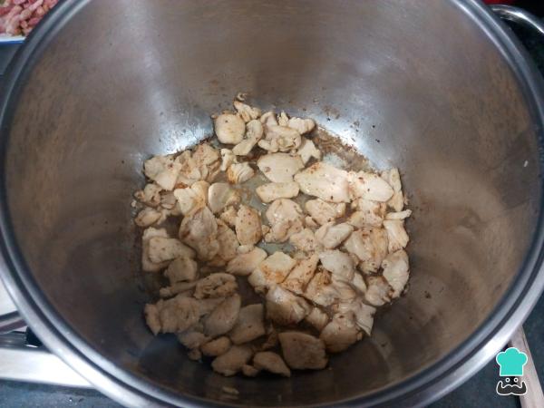 Recette de pâtes au pesto de poulet - Étape 3