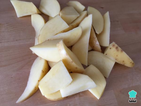 Recette Saumon en papillote avec pommes de terre - Étape 2