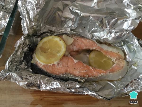 Recette Saumon en papillote avec pommes de terre - Étape 7