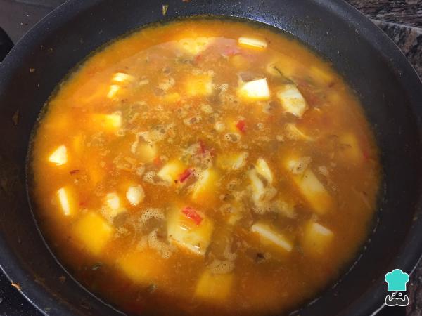 Recette Fideuá aux seiches et légumes - Étape 4