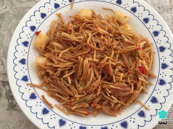 Recette Fideuá aux seiches et légumes - Étape 8