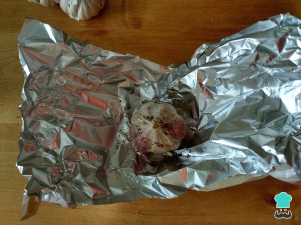 Recette de Cabillaud au four à l'ail rôti - Étape 2