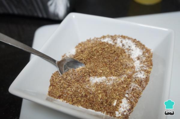 Recette de pain aux graines de lin - Étape 2