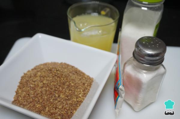 Recette de pain aux graines de lin - Étape 1