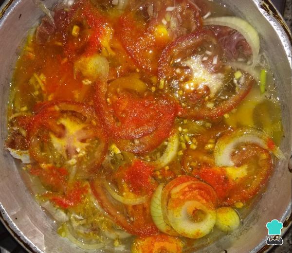 Recette Viande mijotée à la tomate - Étape 2