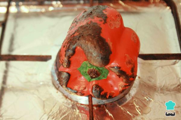 Recette de houmous aux poivrons grillés - Étape 1