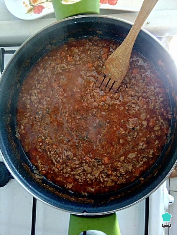 Recette italienne de macaroni bolognais - Étape 8