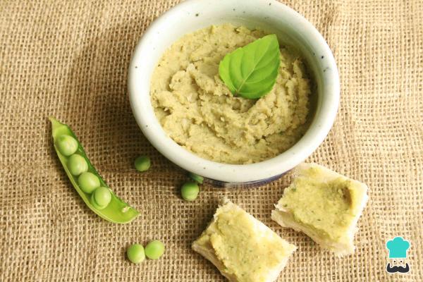 Recette de houmous aux pois et à la menthe - Étape 3