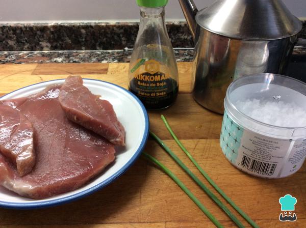 Recette Thon mariné au soja - Étape 1