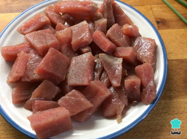 Recette Thon mariné au soja - Étape 2