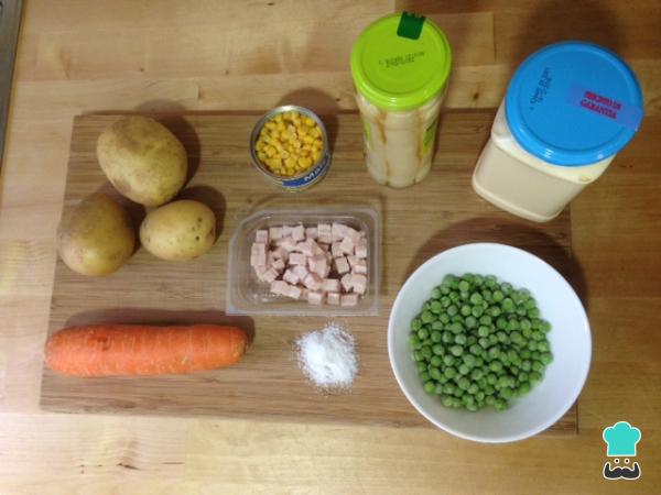 Recette de salade d'asperges et de dinde - Étape 1