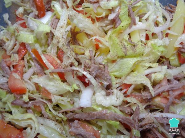 Recette Salpicón de res con nopales - Étape 7