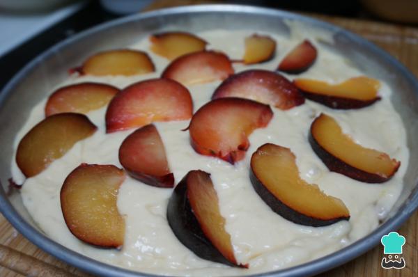 Recette de gâteau aux prunes et aux noix - Étape 3