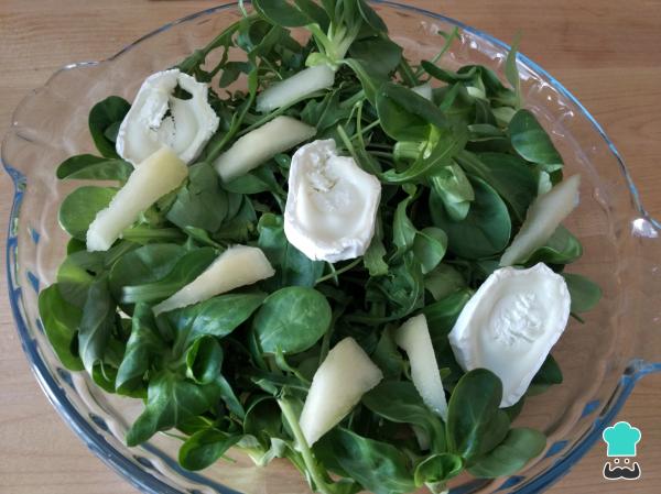 Recette de Salade de mâche et roquette - Étape 4