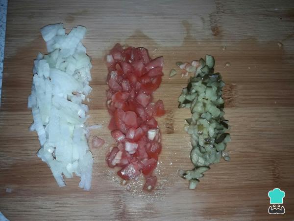 Recette de hot-dogs au bacon et au fromage - Étape 2