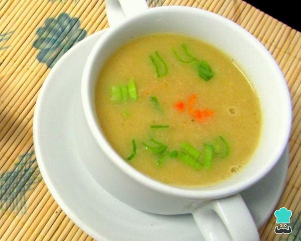 Recette Crème de poireaux et pommes