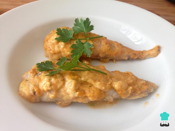 Recette de lotte au four aux amandes