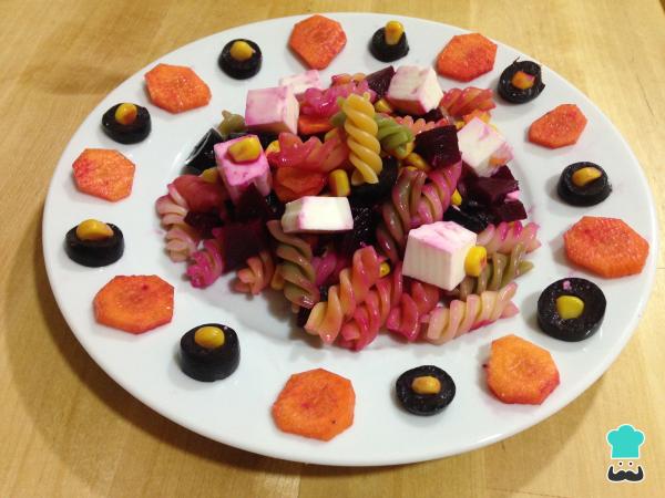 Recette de salade de pâtes à la betterave