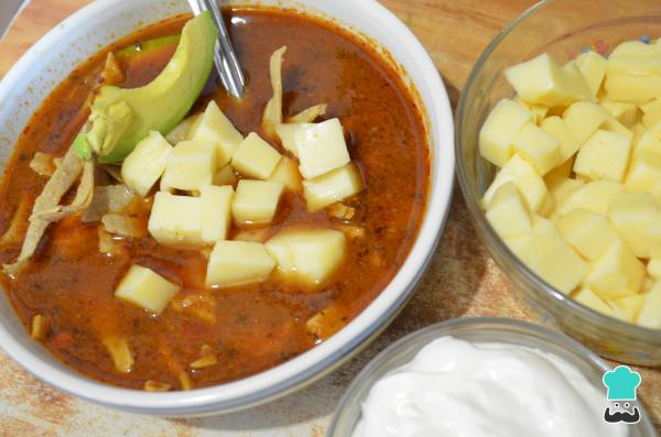 Recette de soupe de tortilla mexicaine