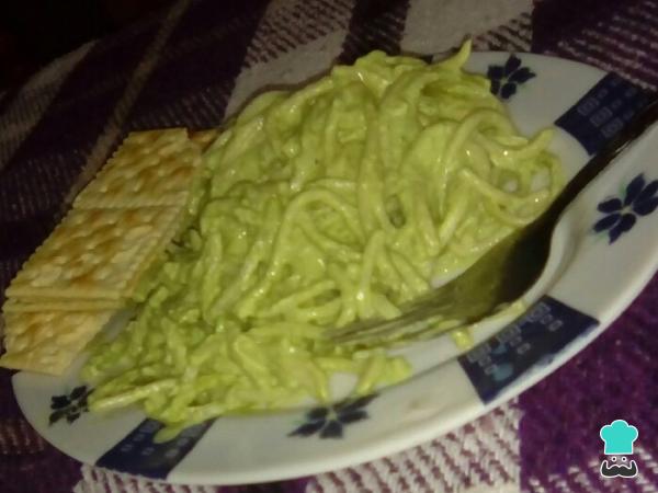 Recette de spaghettis verts poblano