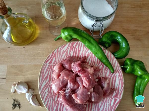 Recette Longe frite aux poivrons - Étape 1