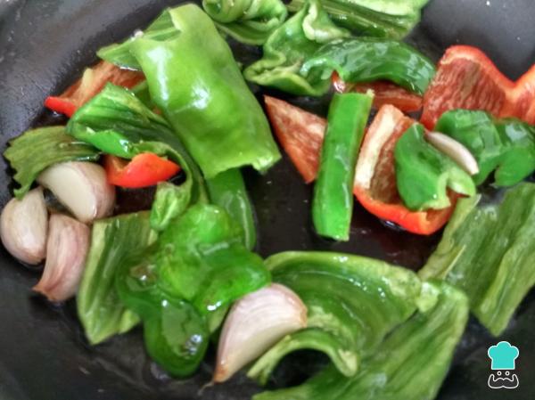 Recette Longe frite aux poivrons - Étape 4