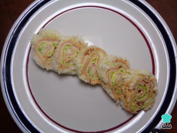 Recette pour Enfant enveloppé de jambon et fromage - Étape 8