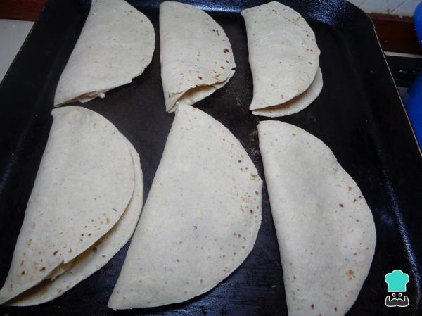 Recette mexicaine de quesadillas au poulet - Étape 6