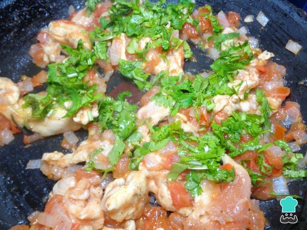 Recette mexicaine de quesadillas au poulet - Étape 5